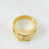 Anillo Rostro Jesus 8.4gr / T9 3/4 / Oro Amarillo 18K *