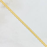 Pulso Chino 1.85gr / 19cm / 2mm Oro Amarillo +1 18K *