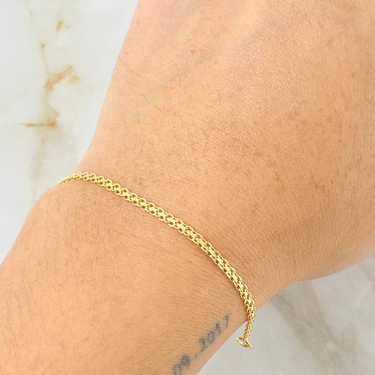 Pulso China 2.05gr / 19cm / 2.2mm Oro Amarillo +1 18K *