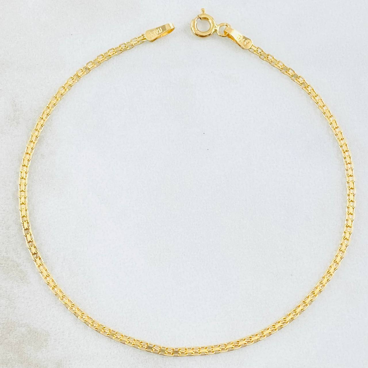 Pulso China 1.3gr / 19cm / 1.5mm Oro Amarillo +1 18K ©