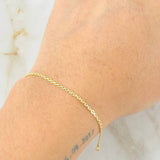 Pulso China 1.3gr / 19cm / 1.5mm Oro Amarillo +1 18K ©