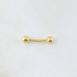 Piercing Ombligo 0.25gr / 1.3cm / Oro Amarillo 18K *
