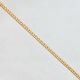 Cadena Cubana 4.7gr / 45cm / 1.7mm Oro Amarillo +1 18K ©