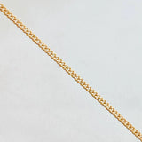 Cadena Cubana 1.7 g / 45 cm / 2 mm Oro Amarillo 18K