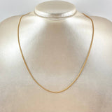 Cadena Cubana 4.75gr / 45cm / 1.7mm Oro Amarillo +1 18K