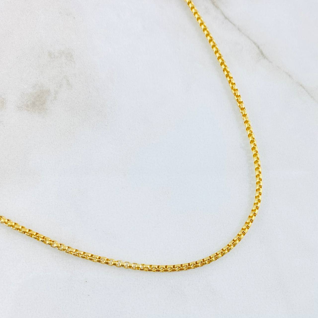 Cadena Veneciana 8.7gr / 45cm / 1.8mm Oro Amarillo +3 18K ©
