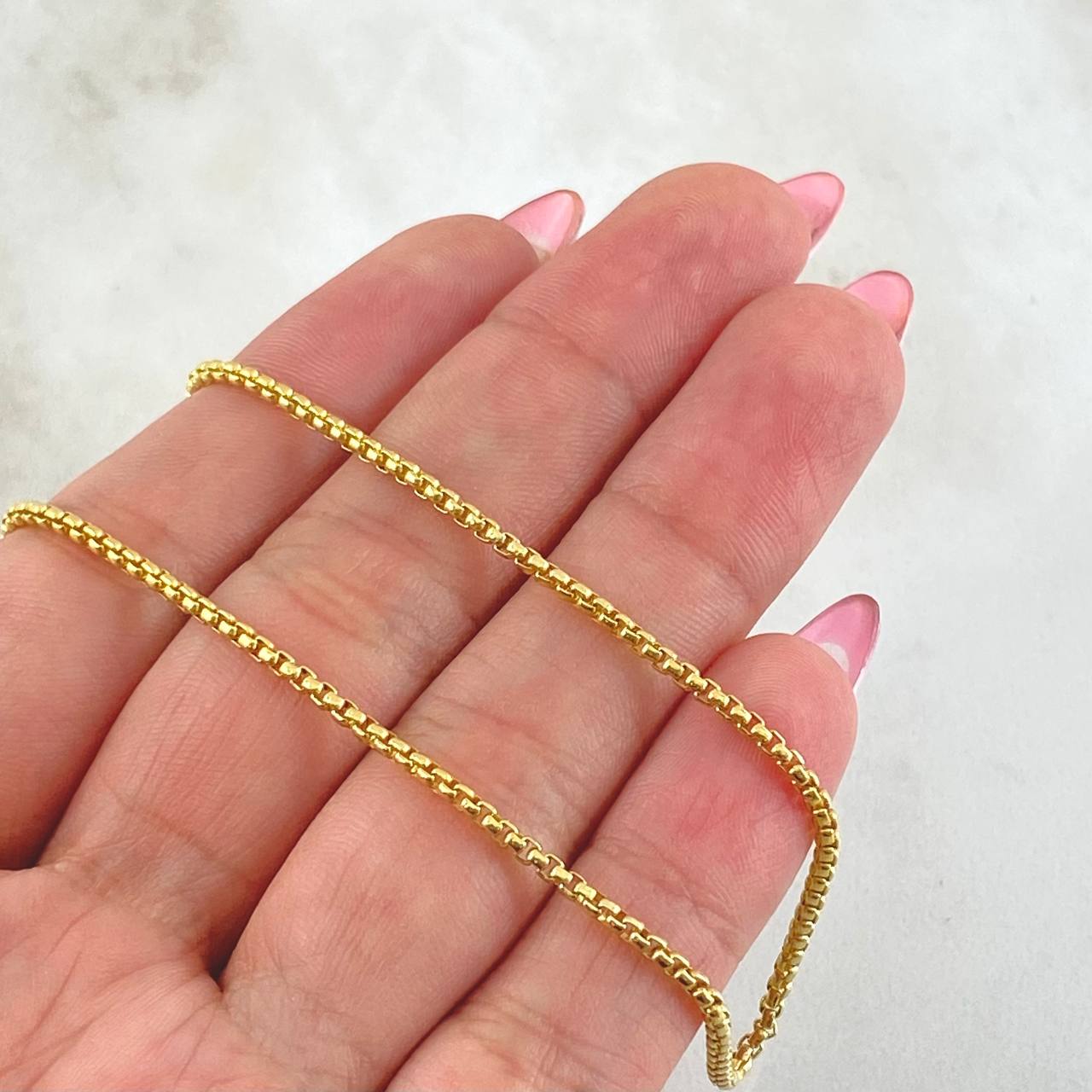 Cadena Veneciana 8.7gr / 45cm / 1.8mm Oro Amarillo +3 18K ©