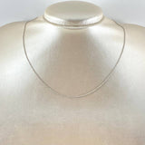 Cadena Militar 1.6gr / 40cm / 1mm Oro Blanco +3 18K *