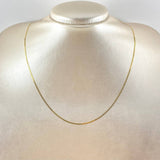 Cadena Plana 1.4gr / 45cm / 1.3mm Oro Amarillo +3 18K *