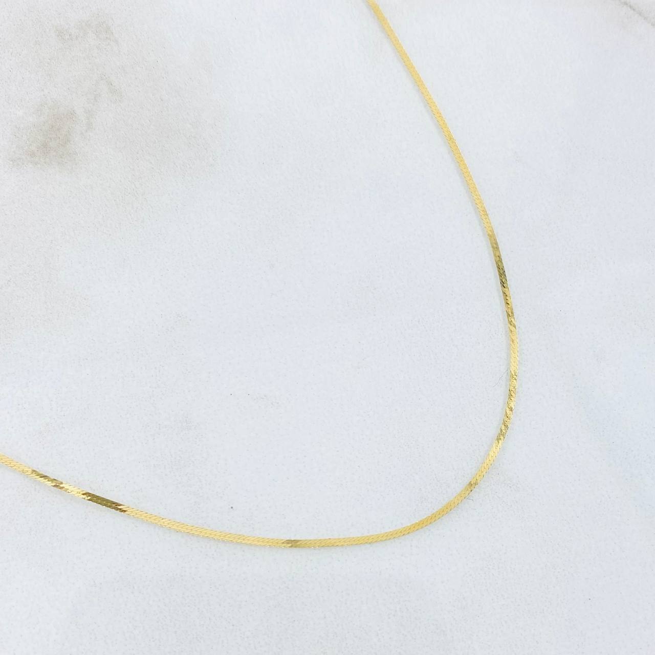 Cadena Espejo 0.85gr / 40cm / 0.85mm Oro Amarillo +3 18K *