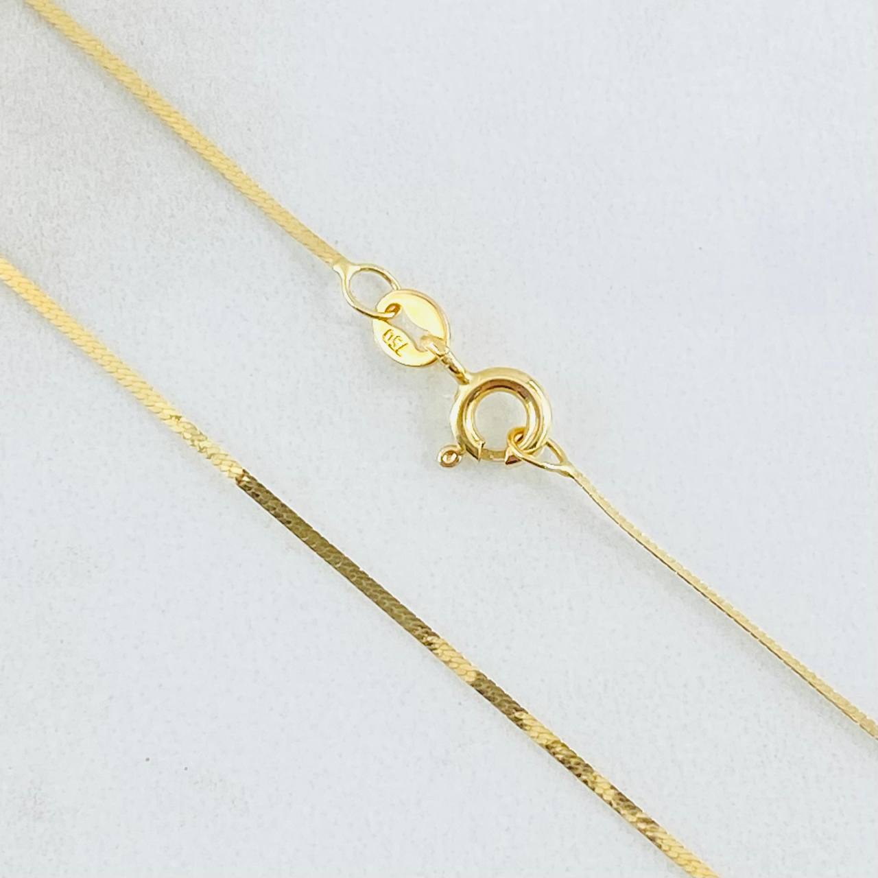 Cadena Espejo 0.85gr / 40cm / 0.85mm Oro Amarillo +3 18K *