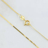 Cadena Espejo 0.85gr / 40cm / 0.85mm Oro Amarillo +3 18K *