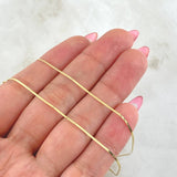 Cadena Espejo 0.85gr / 40cm / 0.85mm Oro Amarillo +3 18K *