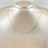 Cadena Espejo 0.85gr / 40cm / 0.85mm Oro Amarillo +3 18K *