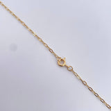 Cadena Trebol Aro Seguido 6.8gr / 49.5cm / 1.8mm Diamantada Oro Amarillo Nac.Esp. 18K &