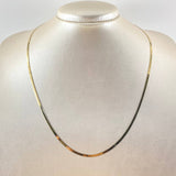 Cadena Espejo 4.9gr / 50cm / +3 Oro 18K