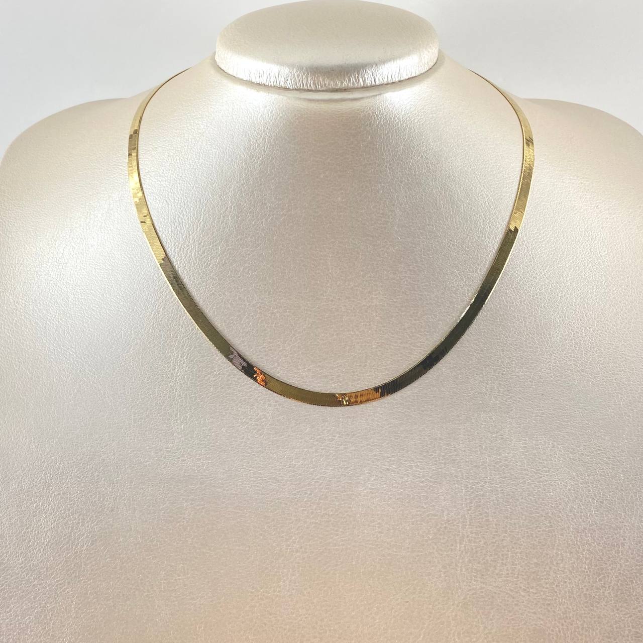 Cadena Espejo 7.6gr / 40cm / +3 Oro 18K