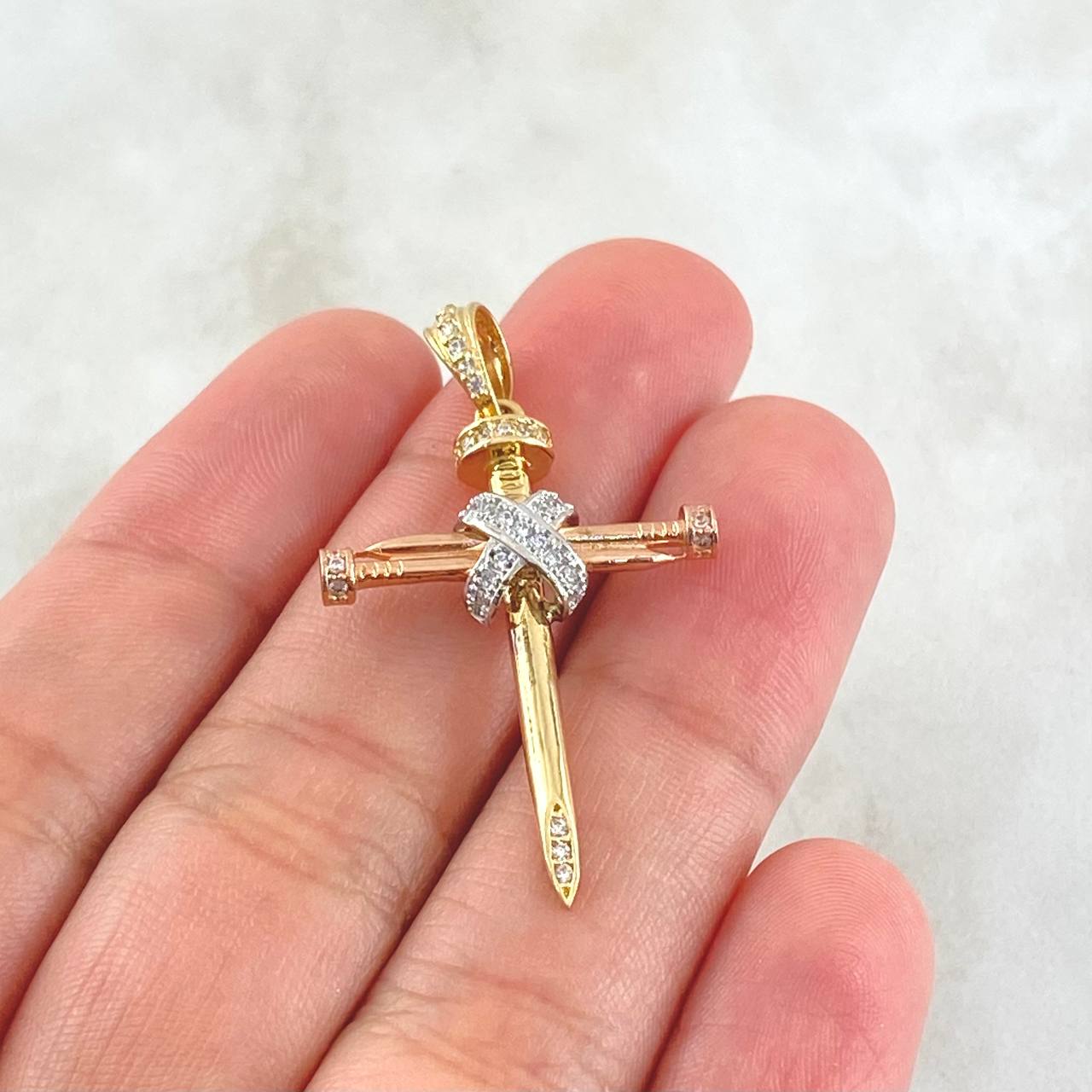 Dije Clavo de Penitencia 3.25gr / 3.8cm / Oro 18K