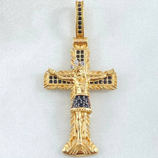 Dije Cruz Señor de Los Milagros 5.6gr / 4.4cm / Oro 18K