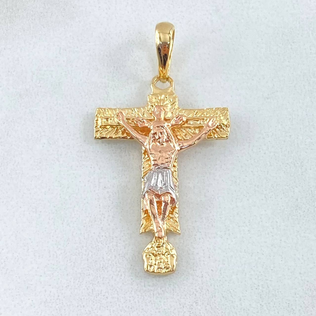 Dije Cruz Señor de Los Milagros 3.15gr / 3.5cm / Oro 18K