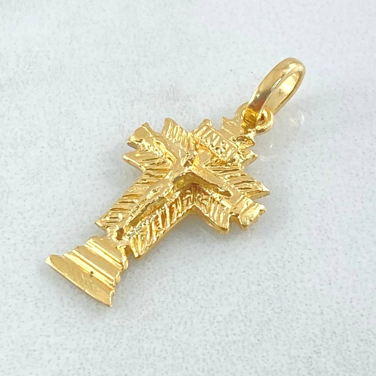 Dije Cruz Señor de Los Milagros 2.25gr / 2.7cm / Oro 18K