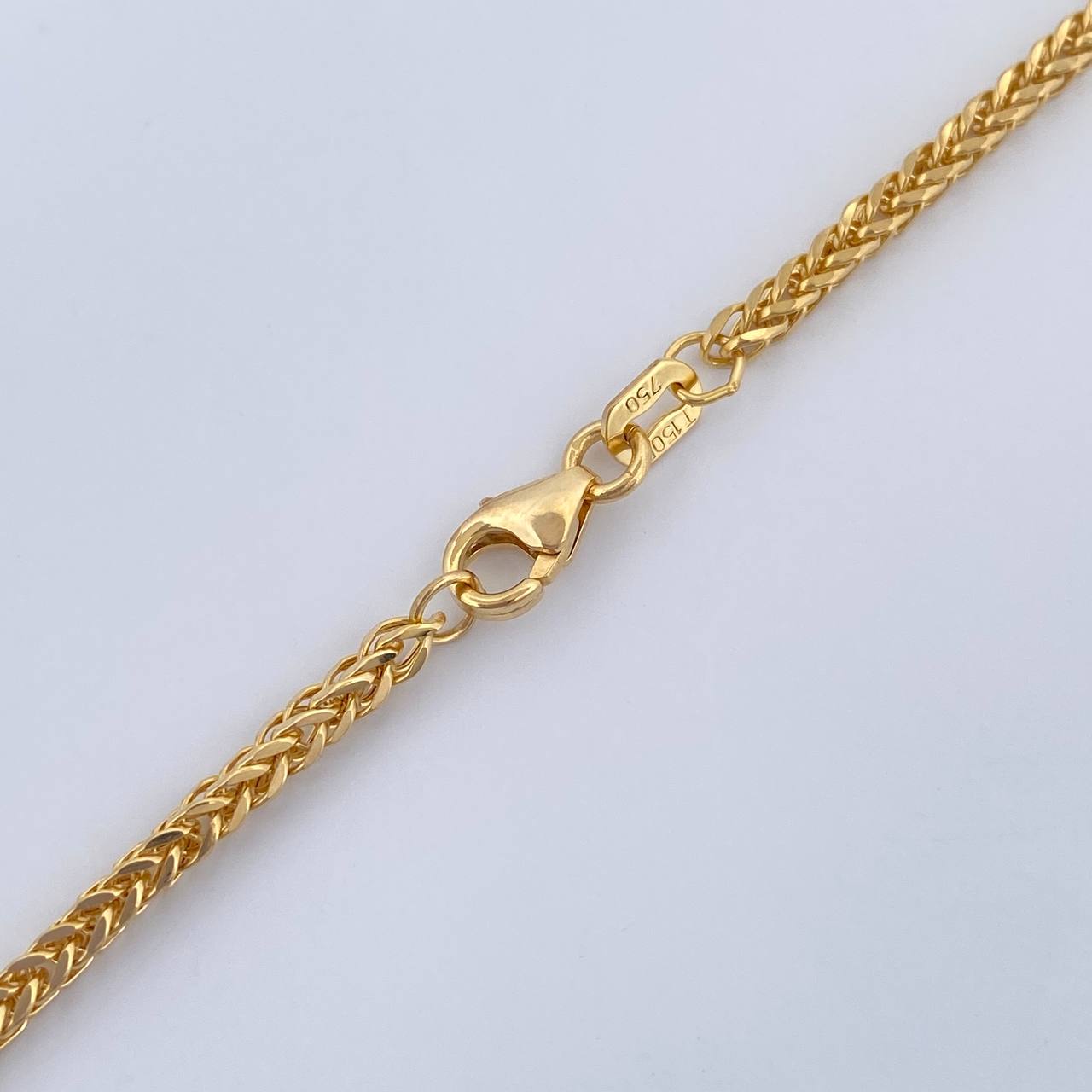 Cadena Franco 5.4gr / 60cm / +3 Oro 18K &