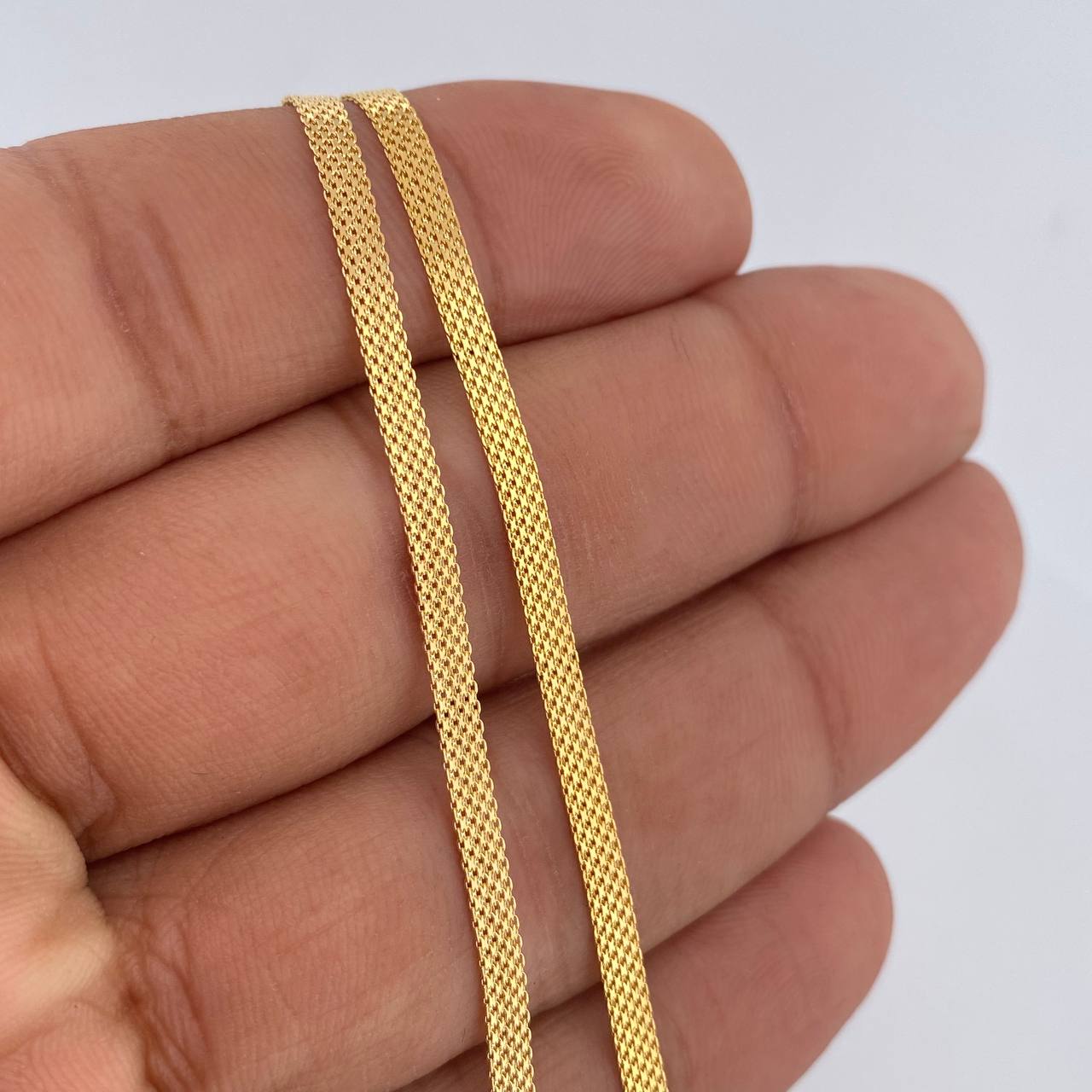 Cadena China 4.35gr / 45cm / +1 Oro 18K &
