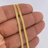 Cadena China 4.35gr / 45cm / +1 Oro 18K &