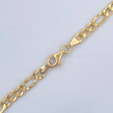 Cadena Figaro 9.5gr / 60.5cm / +1 Oro 18K &