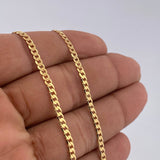Cadena Cubana 9.75gr / 60.5cm / +1 Oro 18K &