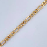 Pulso Figaro 2.4gr / 19cm / +1 Oro 18K &
