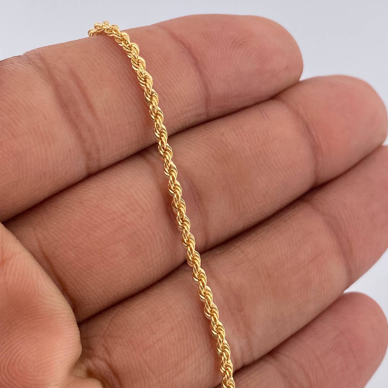 Pulso Lazo 1.2gr / 18.7cm / +3 Oro 18K &