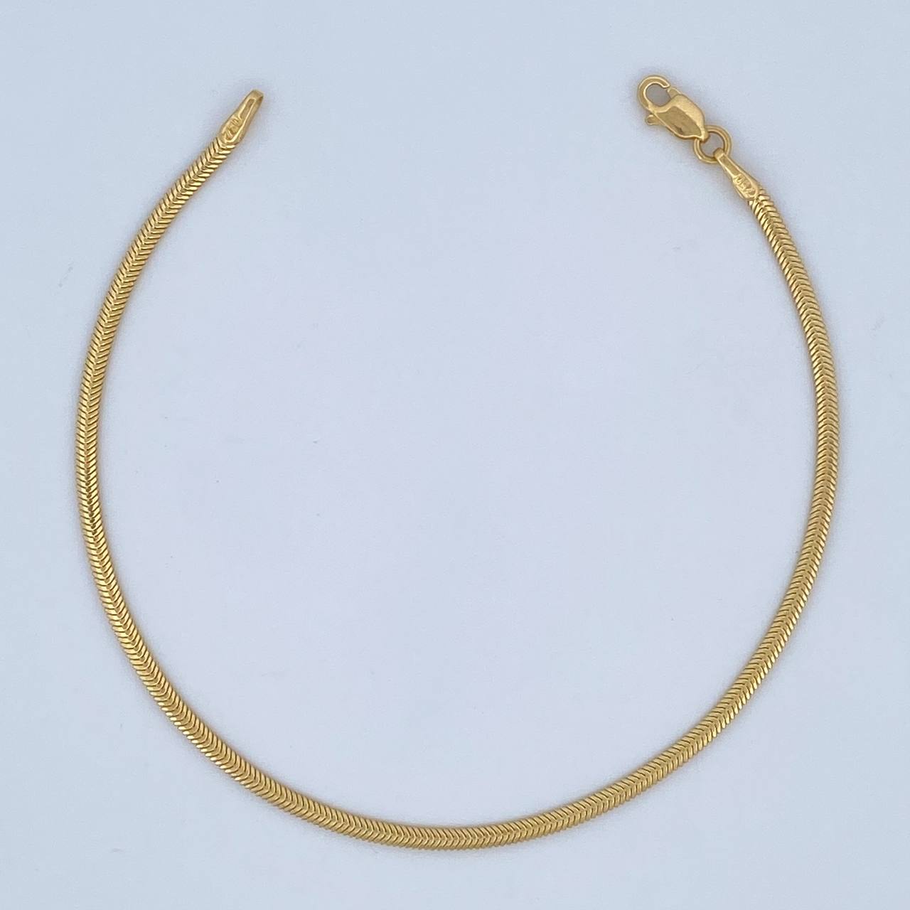 Pulso Serpiente 2.45gr / 19cm / +3 Oro 18K &