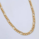 Cadena Figaro 6.1gr / 60cm / +1 Oro 18K &