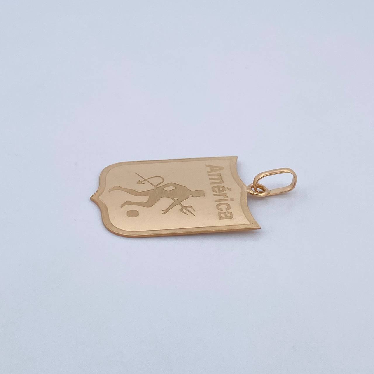 Dije America De Cali 2.25gr / 3.3cm / Oro 18K &