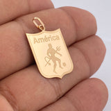 Dije America De Cali 2.25gr / 3.3cm / Oro 18K &
