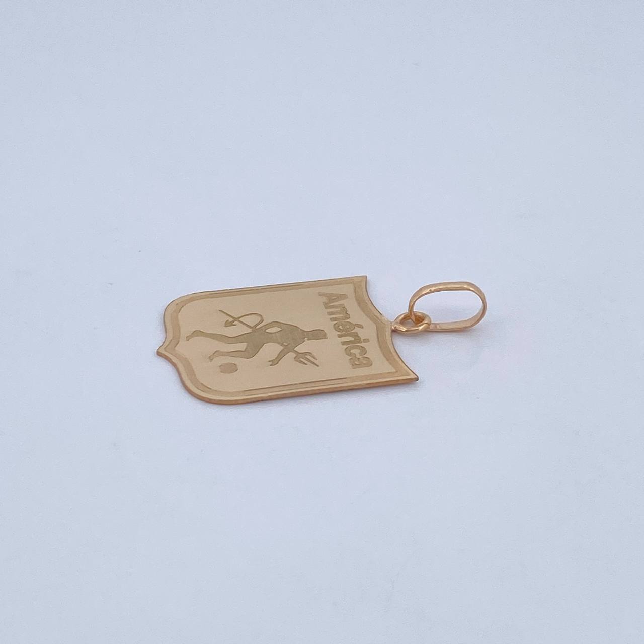 Dije America De Cali 1.45gr / 2.8cm / Oro 18K &