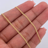 Cadena China 2.6gr / 50.3cm / 1.3mm Oro Amarillo +1 18K &