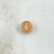 Herraje Virgen Milagrosa Tambor 0.7gr / 1.2cm / Troquelado Oro Rosa