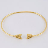 Pulso Aro Mariposa Diamantado 3.7gr / 18cm / 1.8mm Oro Amarillo 18K