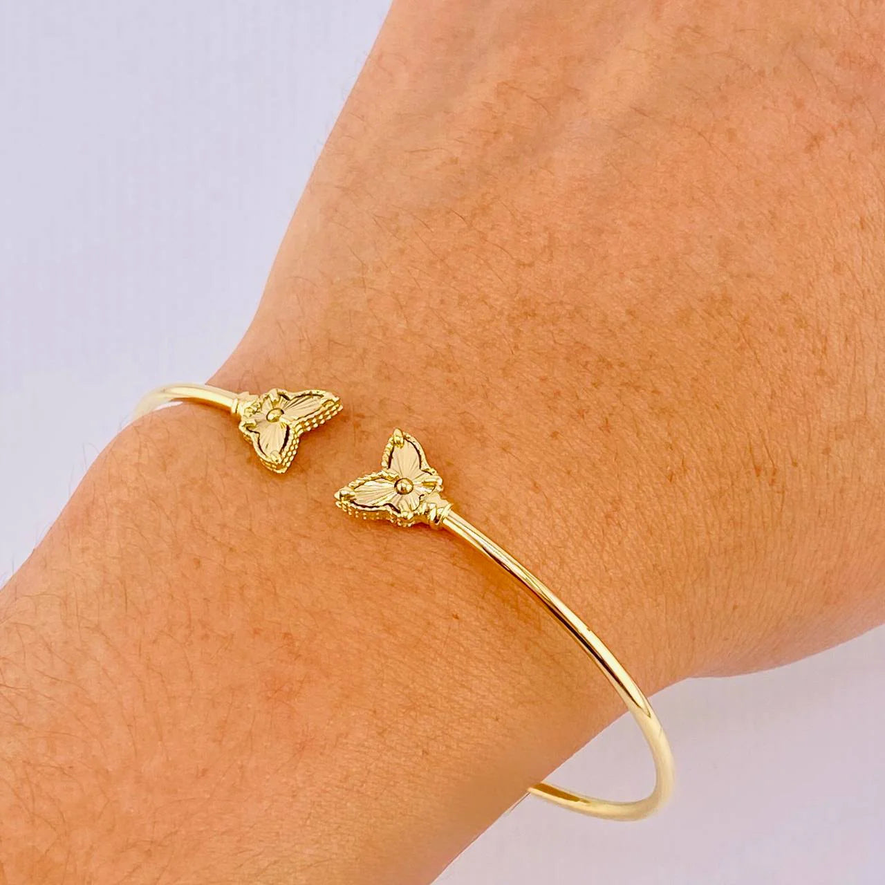 Pulso Mariposas 3.45 g / 17 cm / 1.8 mm Oro Amarillo 18K