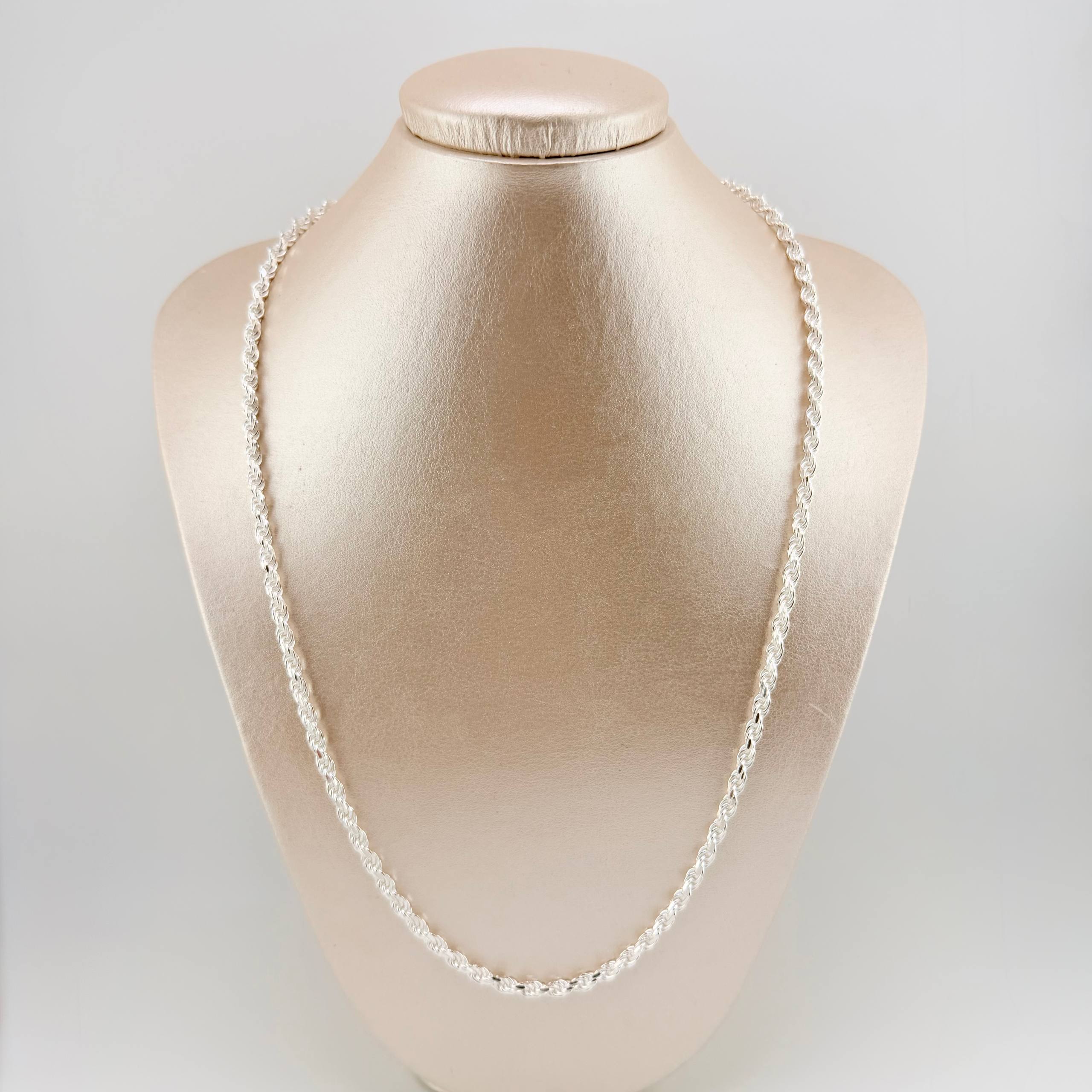 Cadena Lazo 28.95gr / 60cm / 4mm Plata 925