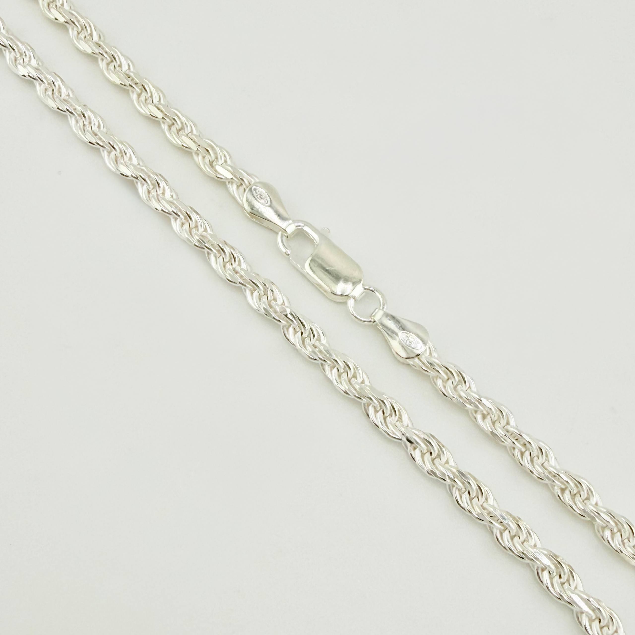 Cadena Lazo 28.95gr / 60cm / 4mm Plata 925