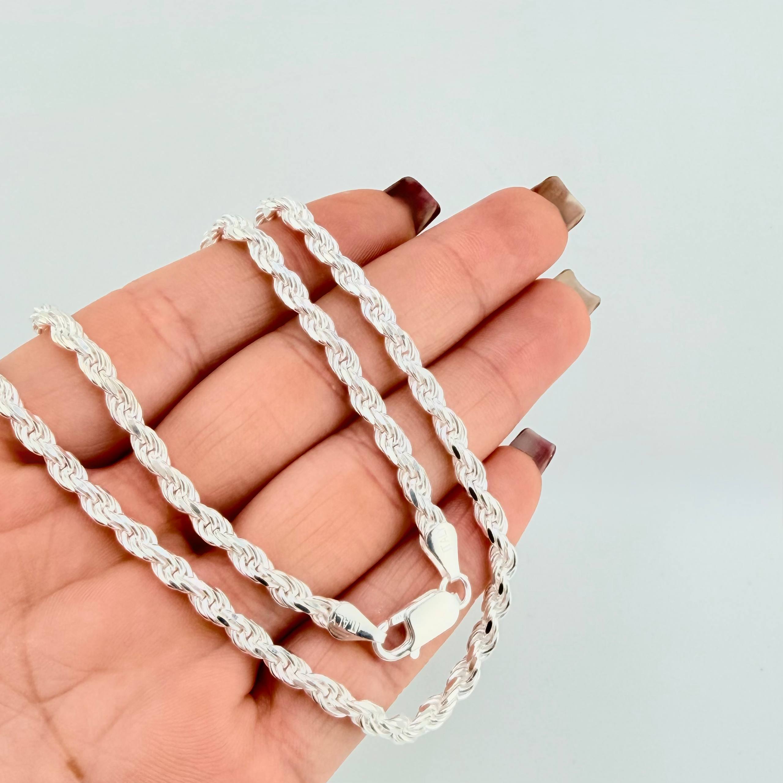 Cadena Lazo 28.95gr / 60cm / 4mm Plata 925