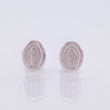 Topos Virgen Milagrasa 0.7gr / 8.209mm Oro Blanco 18K