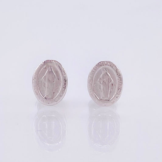 Topos Virgen Milagrosa 0.75gr / 8.15mm Oro Amarillo 18K