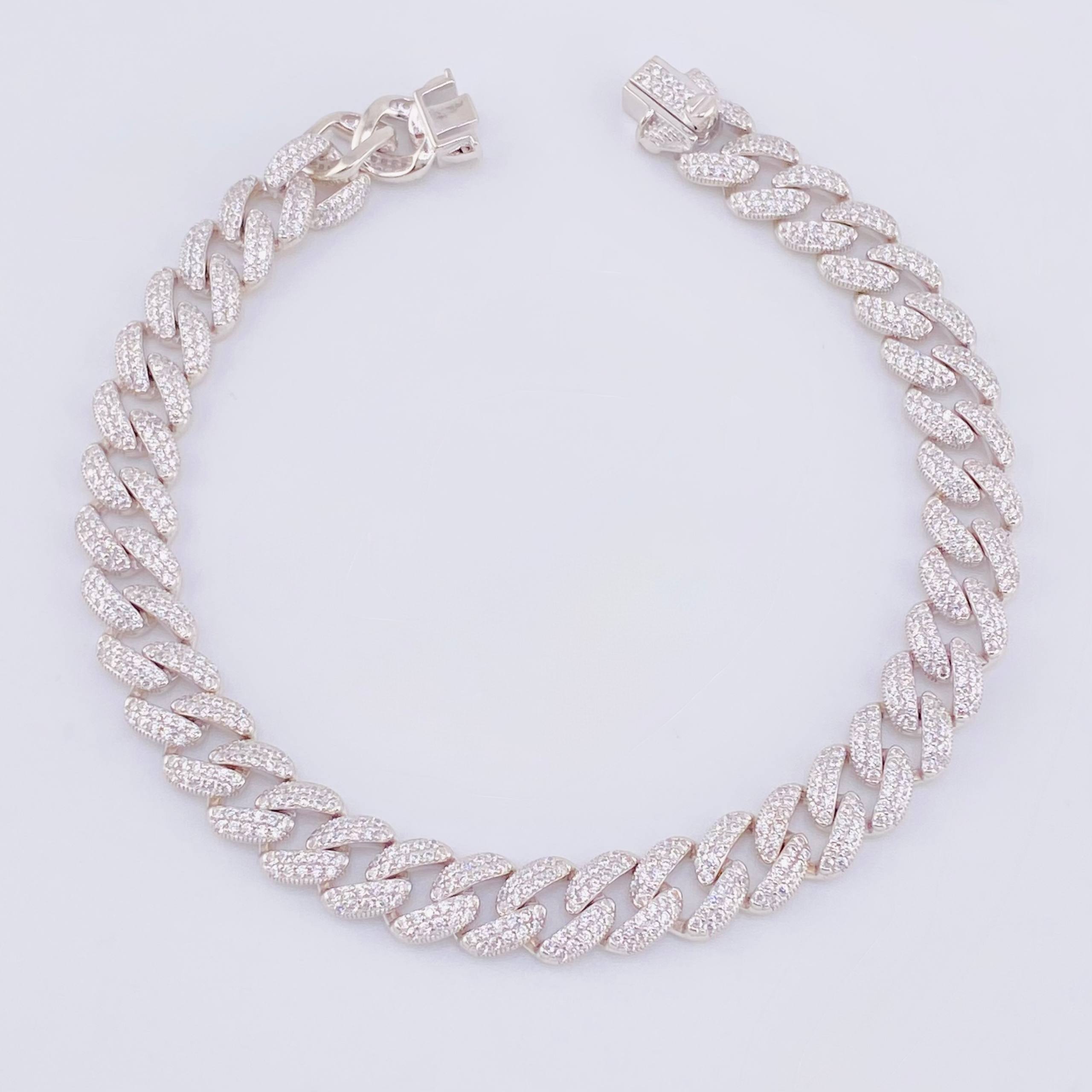 Pulso Cubano Túpido 18.8gr / 21cm / 8.3mm Plata 925