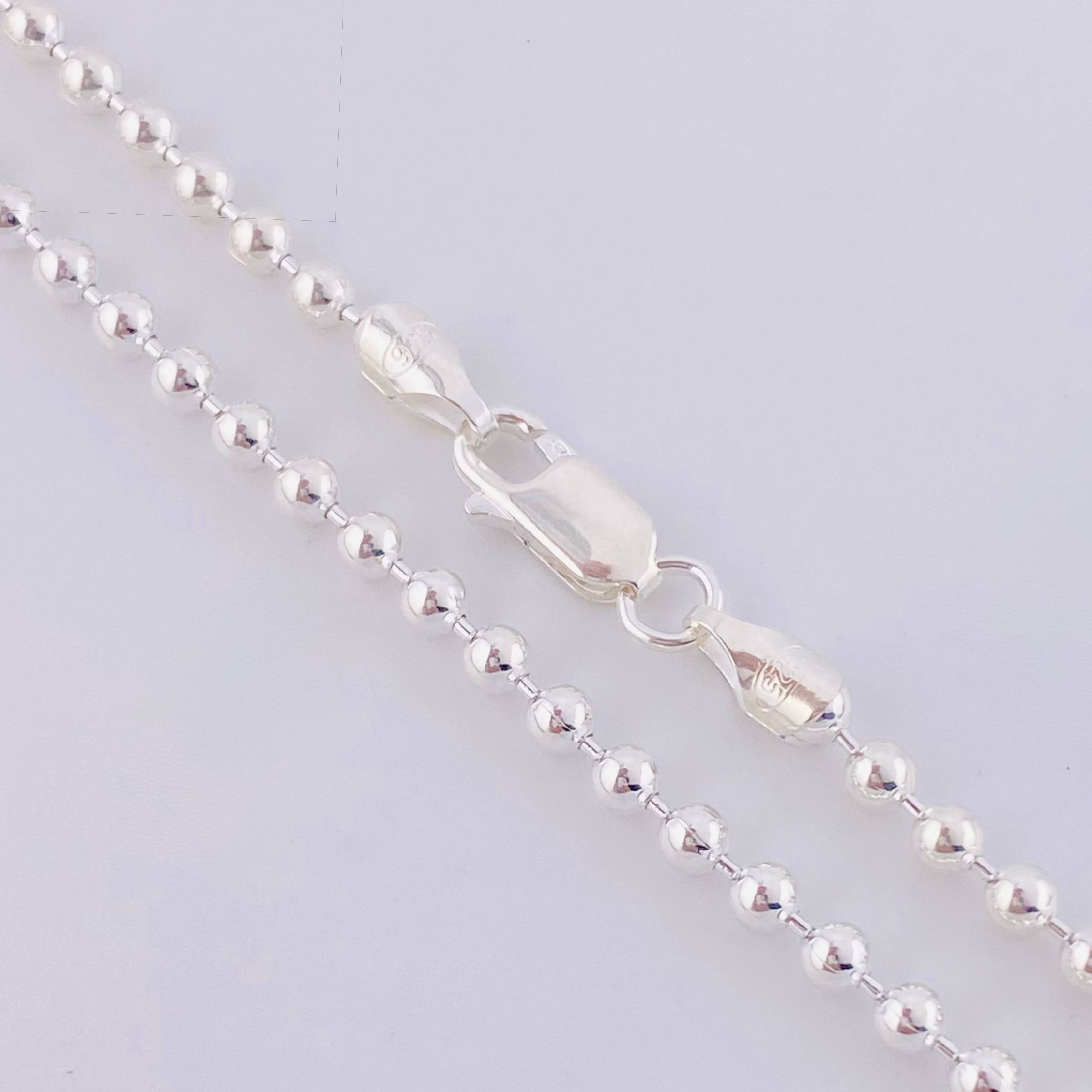 Cadena Militar 16.05gr / 60cm / 3mm Plata 925 ©