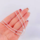 Cadena Militar 16.05gr / 60cm / 3mm Plata 925 ©