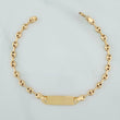 Pulso Bebé GC Placa Octagonal 1.8gr / 15.3cm / 3.22mm Oro Amarillo 18K %